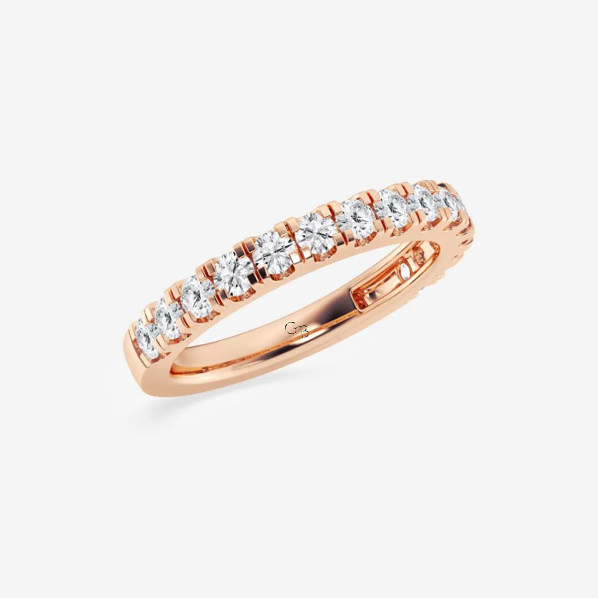 Splitelle Grace Round Lab-Grown Diamond Split Prong Wedding Band
