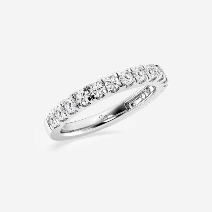 Eterna Glow Round Lab-Grown Diamond Prong Set Wedding Band