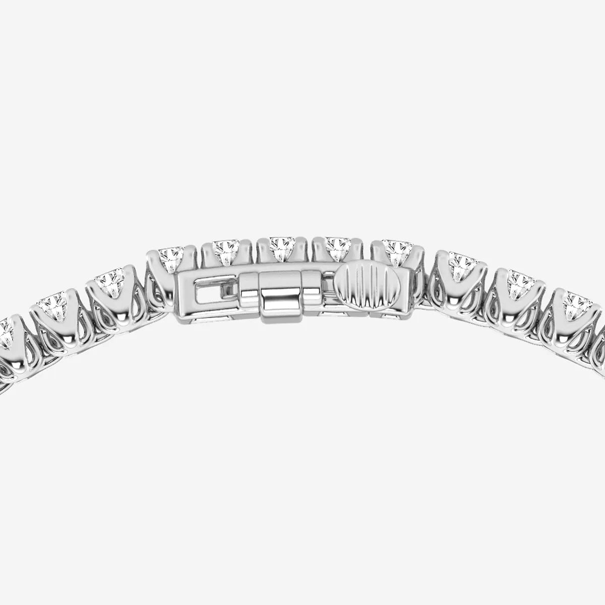 Florielle Round Lab Grown Diamond Tulip Prong Tennis Bracelet