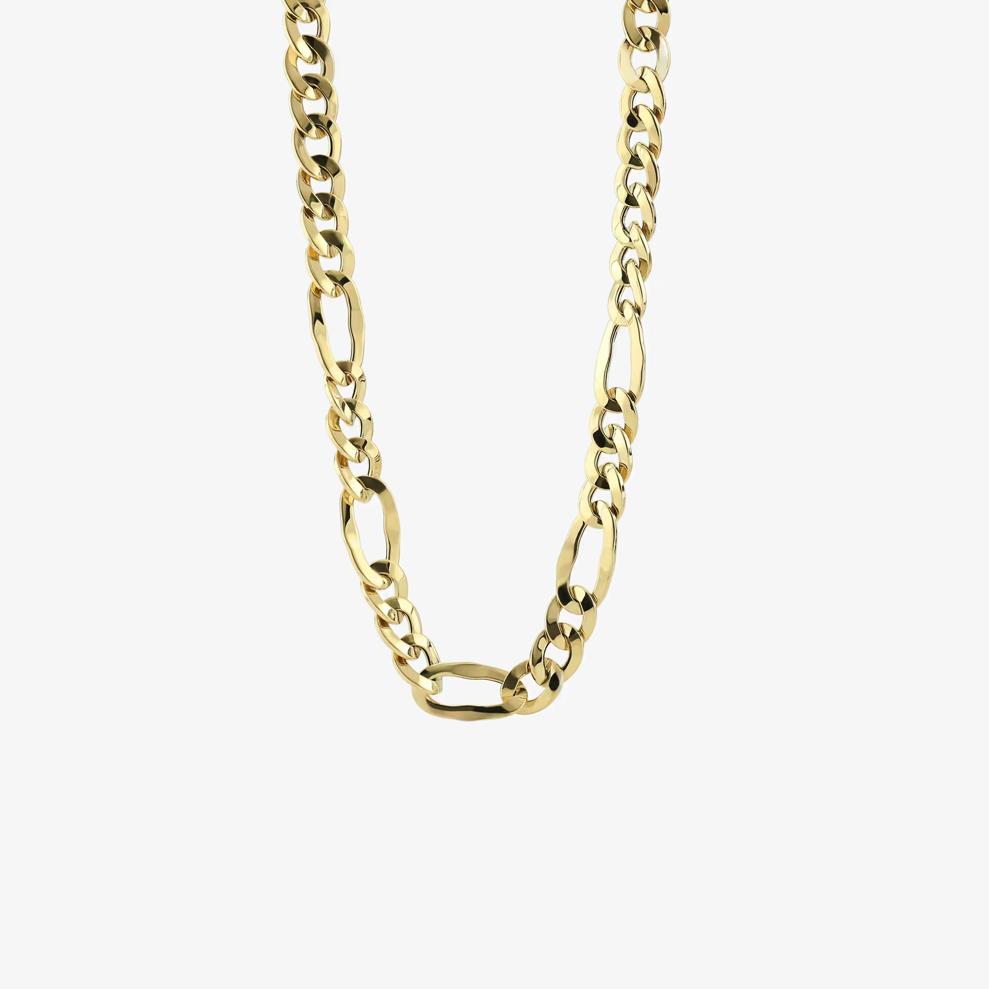 Elegant Plain Gold Chain Necklace