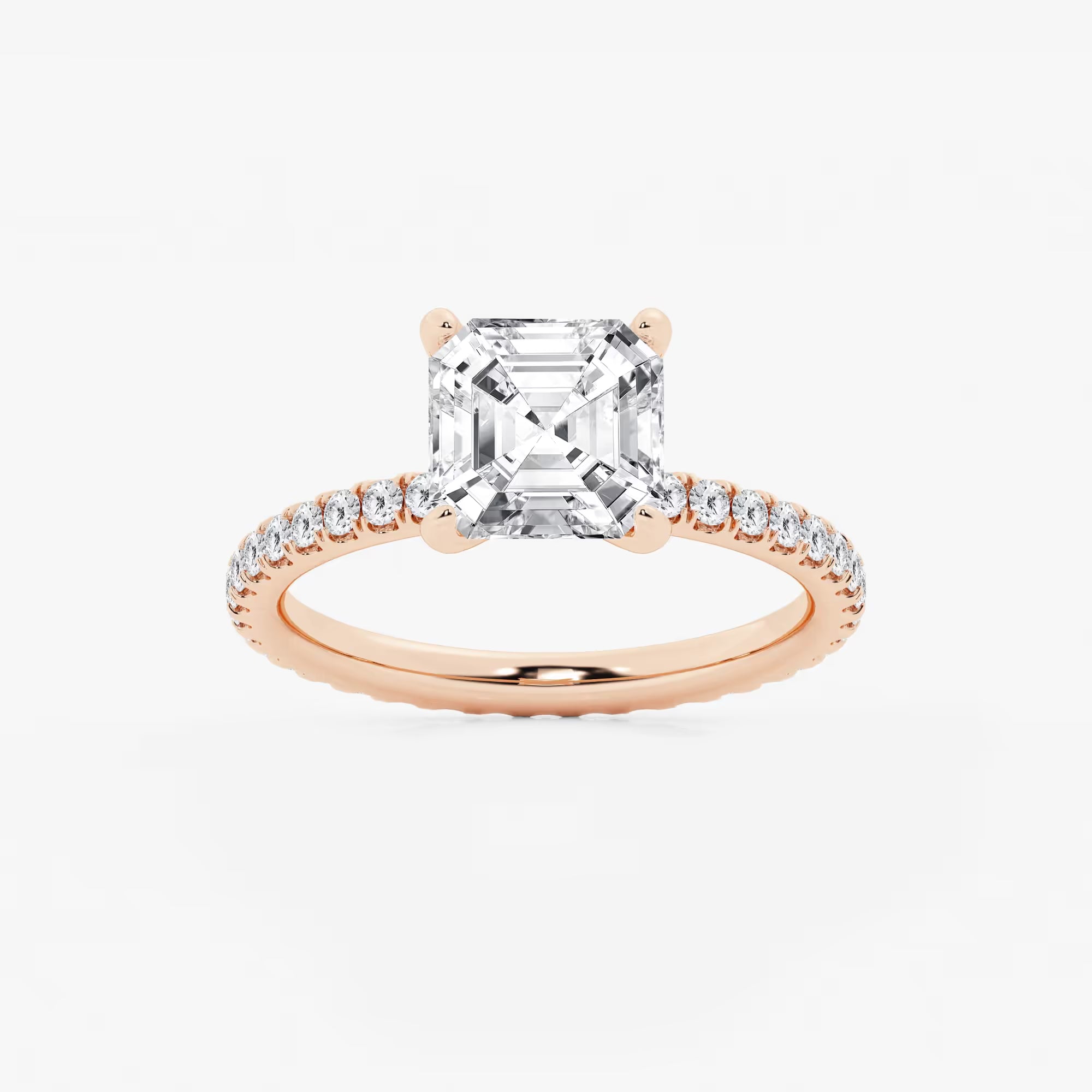 Infinity Princess Lab Grown Diamond Eternity Engagement Ring