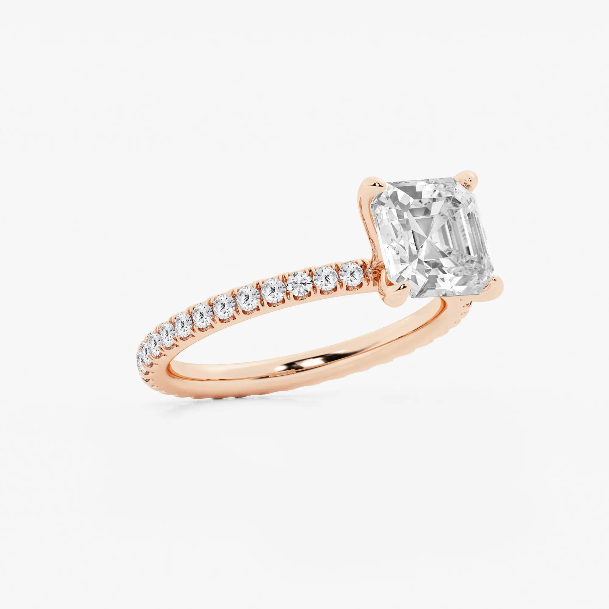 Celestia Princess Lab Grown Diamond Eternity Engagement Ring