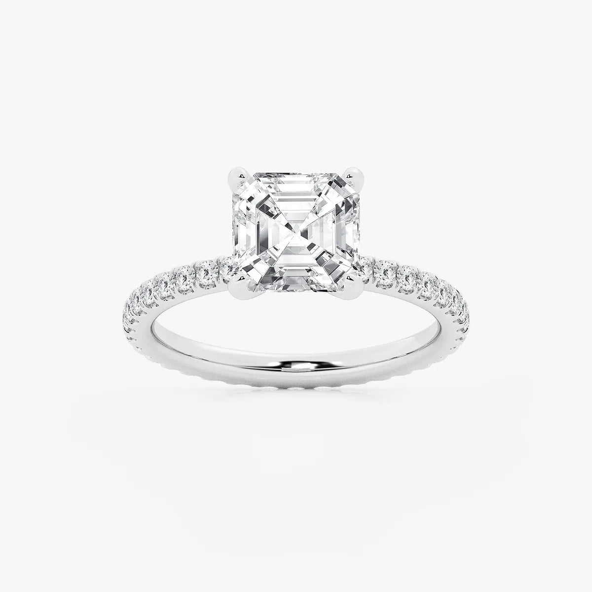 Infinity Princess Lab Grown Diamond Eternity Engagement Ring