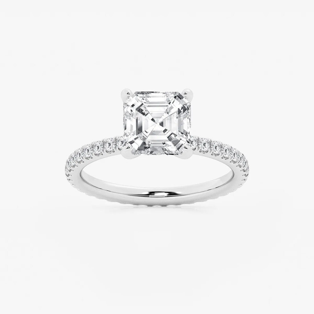 Infinity Princess Lab Grown Diamond Eternity Engagement Ring