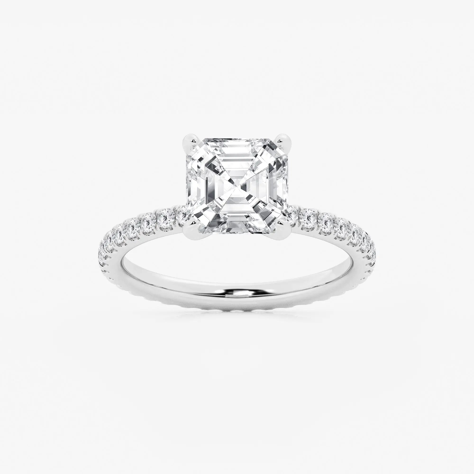 Infinity Princess Lab Grown Diamond Eternity Engagement Ring
