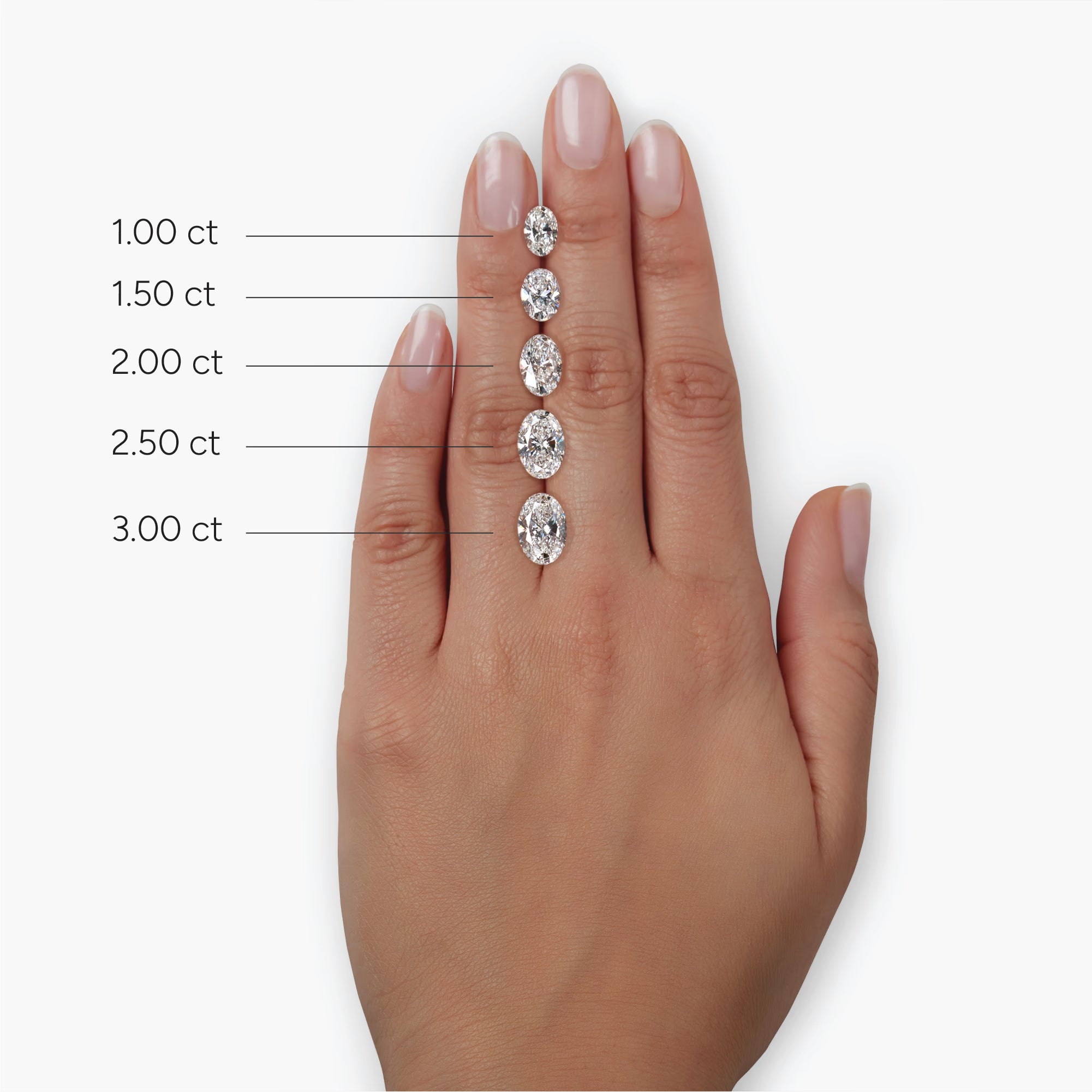 Maravelle Oval Lab Grown Diamond Floating Marquise Halo Engagement Ring
