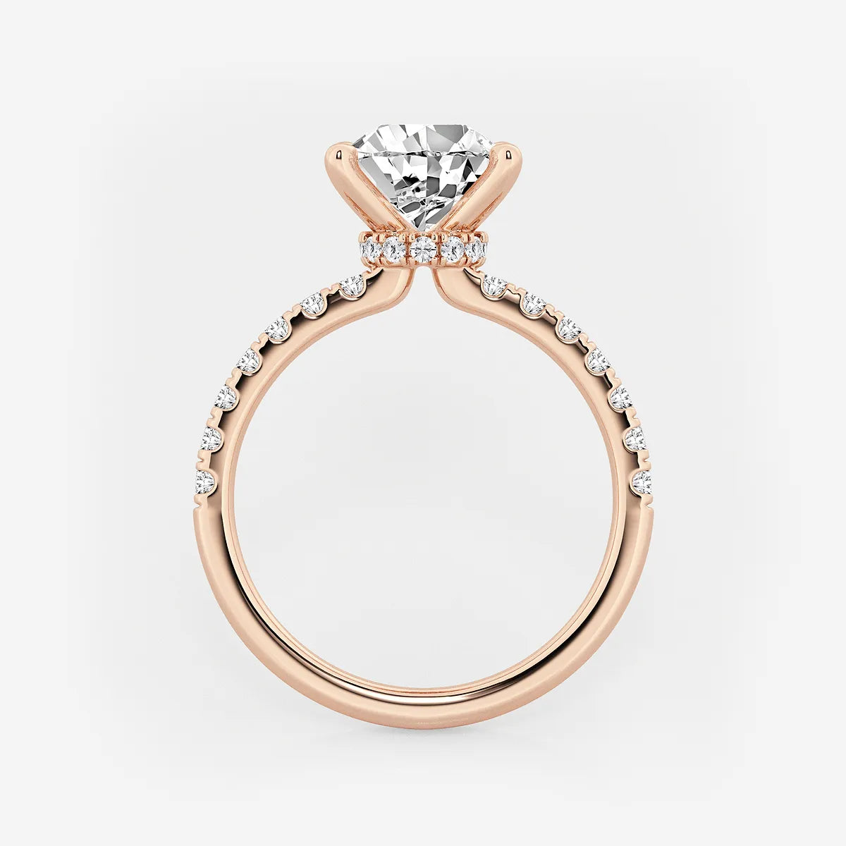 Pear Cut Lab Grown Diamond Engagement Ring