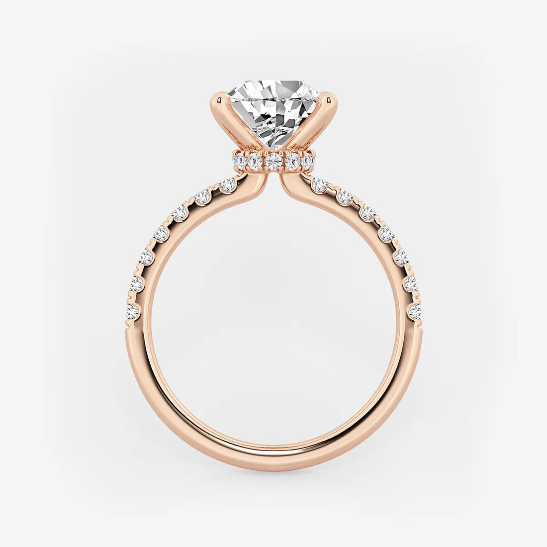Pear Cut Lab Grown Diamond Engagement Ring