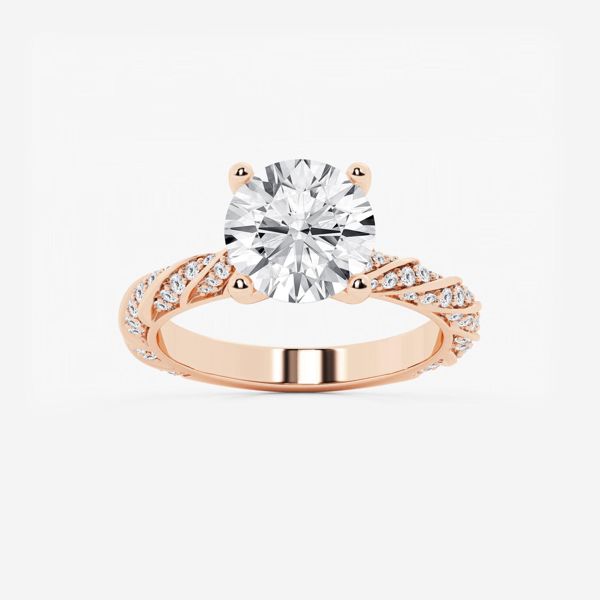 Oval Cut Lab Grown Diamond Vintage Filigree Engagement Ring