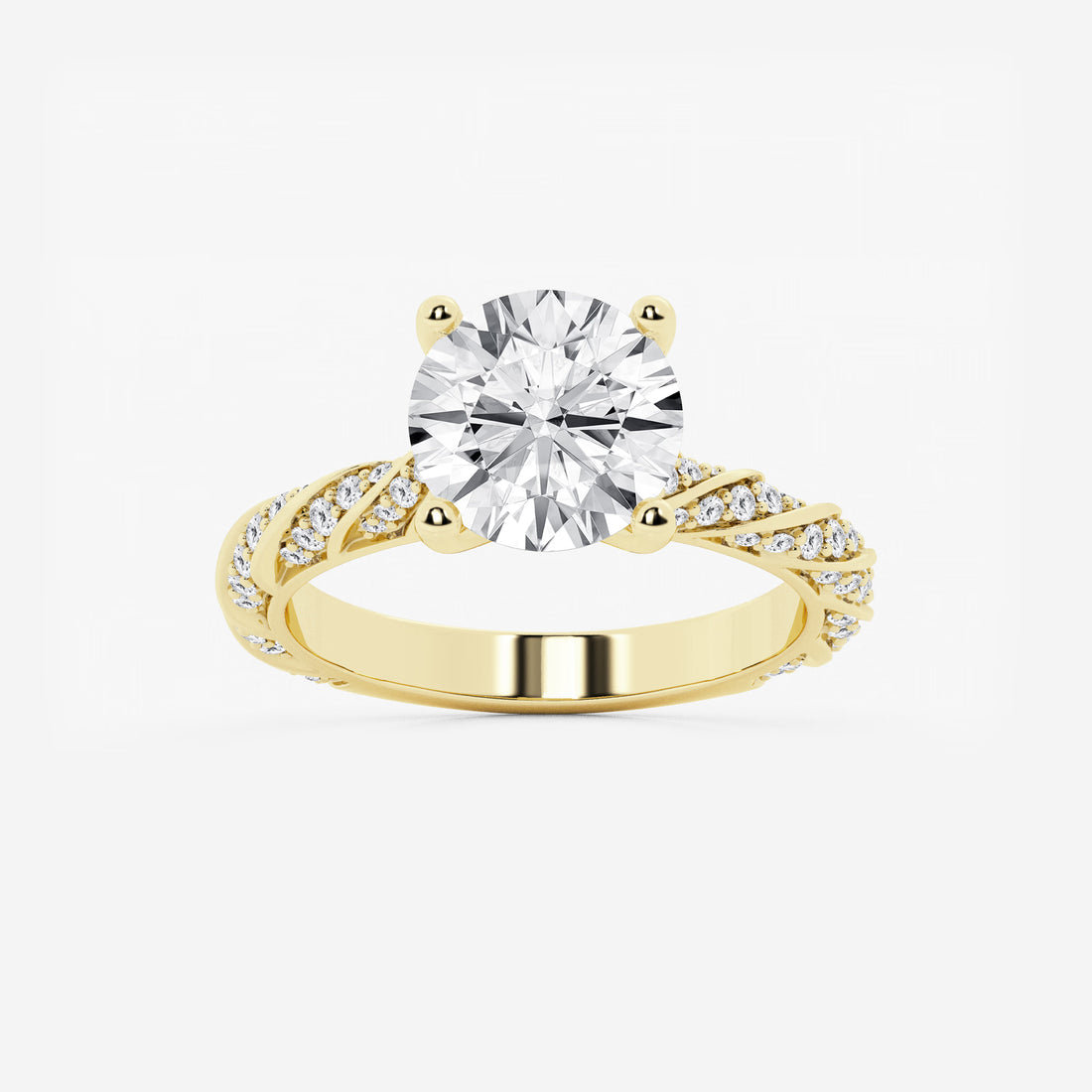 Oval Cut Lab Grown Diamond Vintage Filigree Engagement Ring