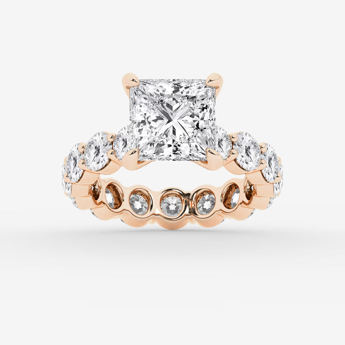 Princess Cut Lab Diamond Bridal Set