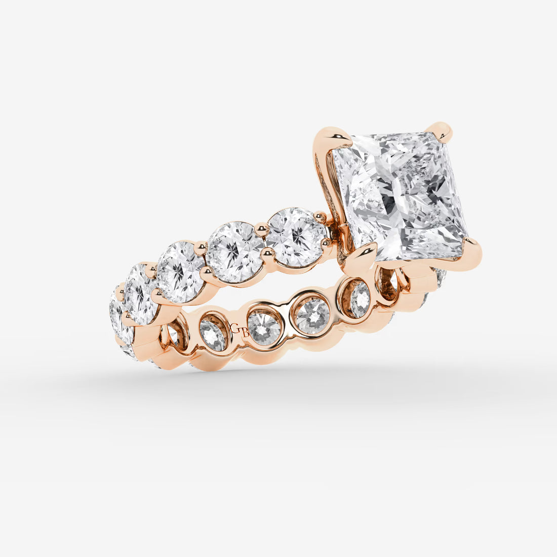 Princess Cut Lab Diamond Bridal Set