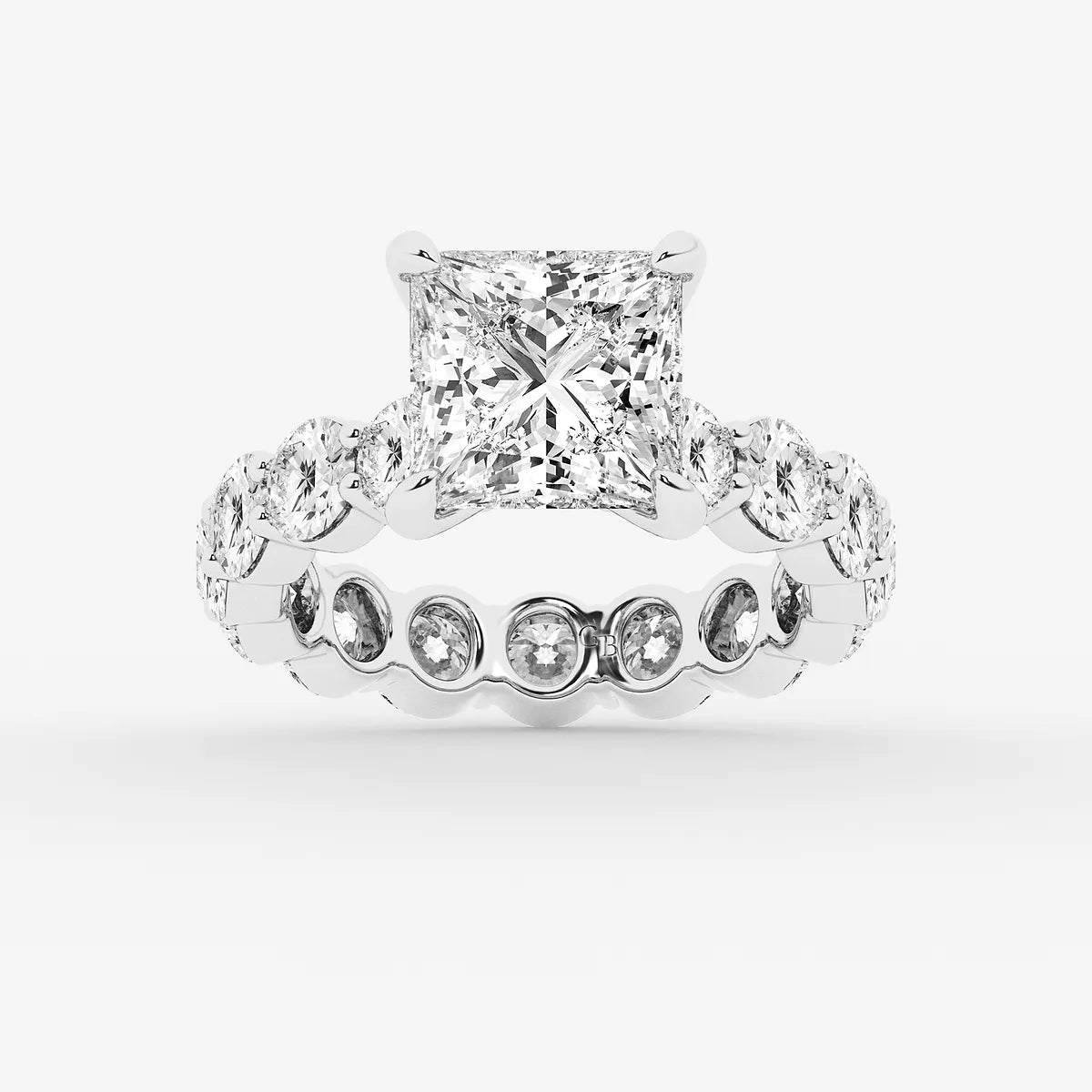 Princess Cut Lab Diamond Bridal Set