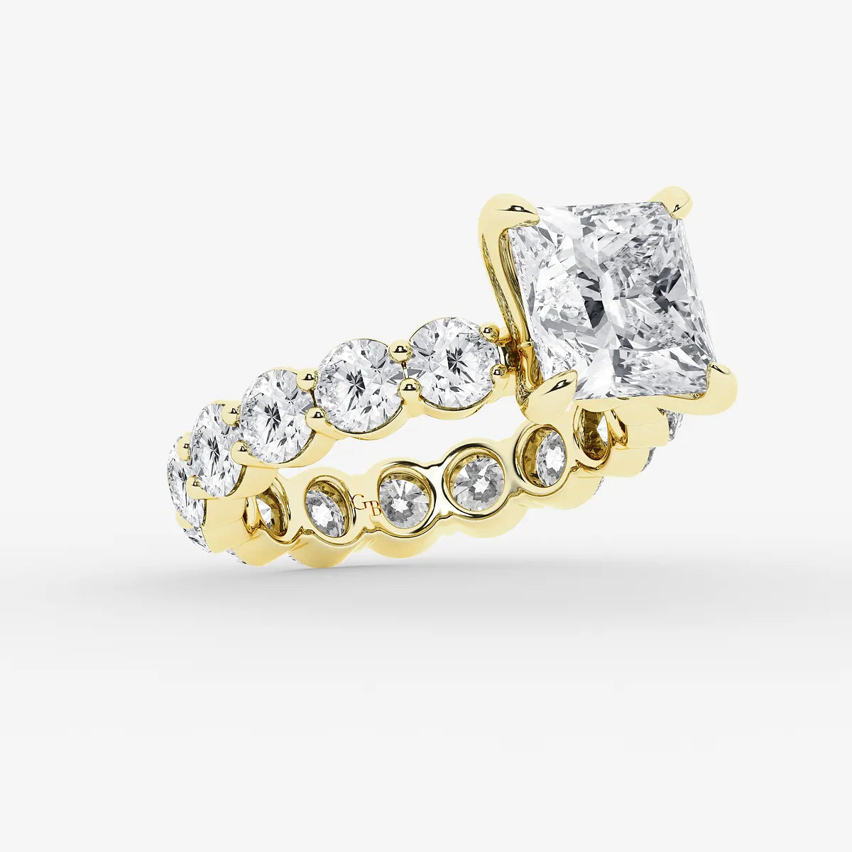 Princess Cut Lab Diamond Bridal Set
