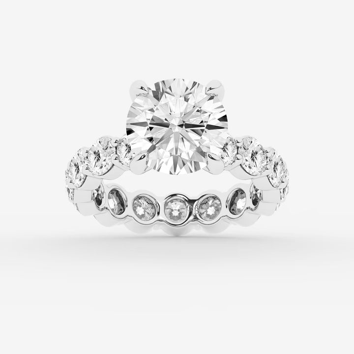 Round Cut Lab Grown Diamond Bridal Set