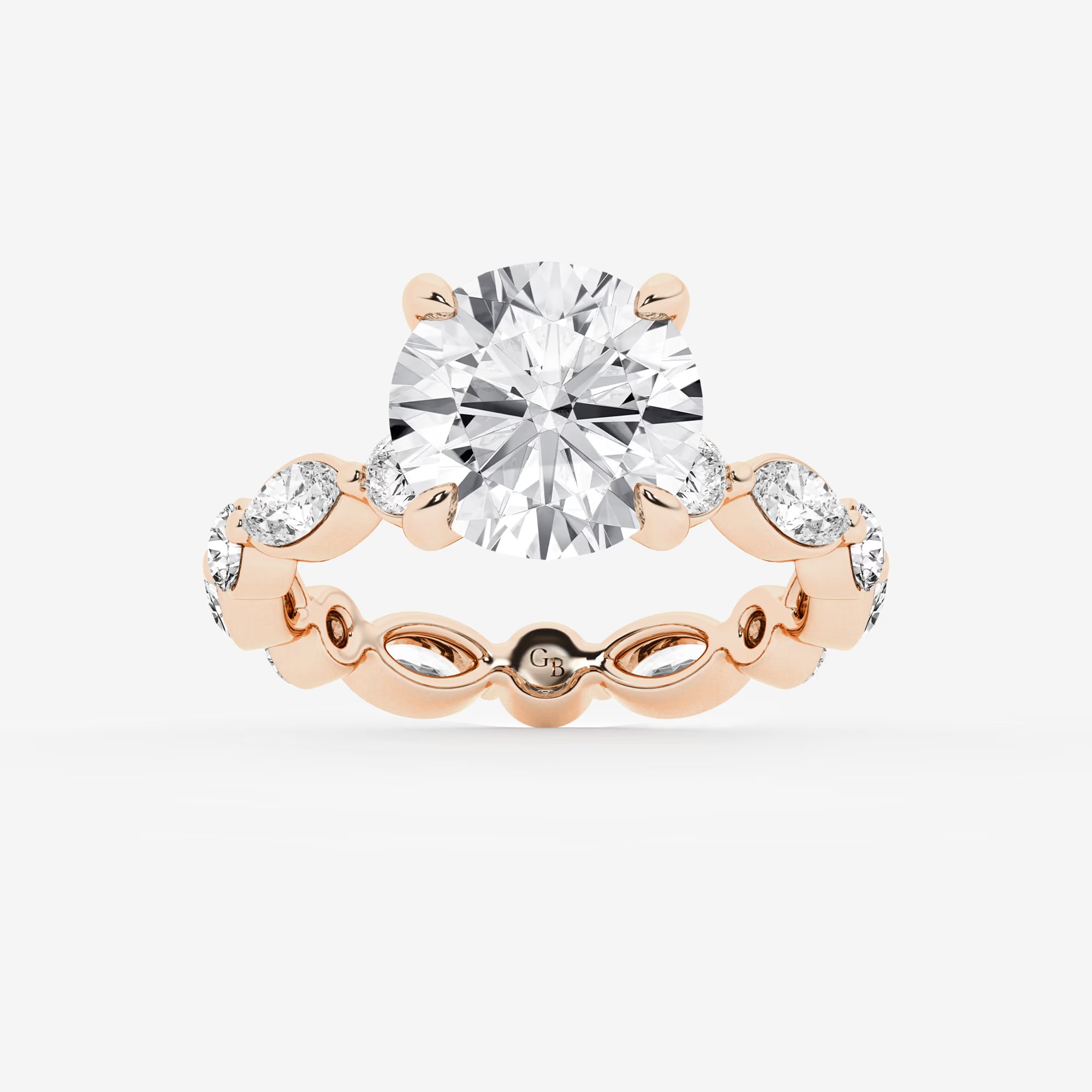 Round Brilliant Lab Grown Diamond Engagement Ring