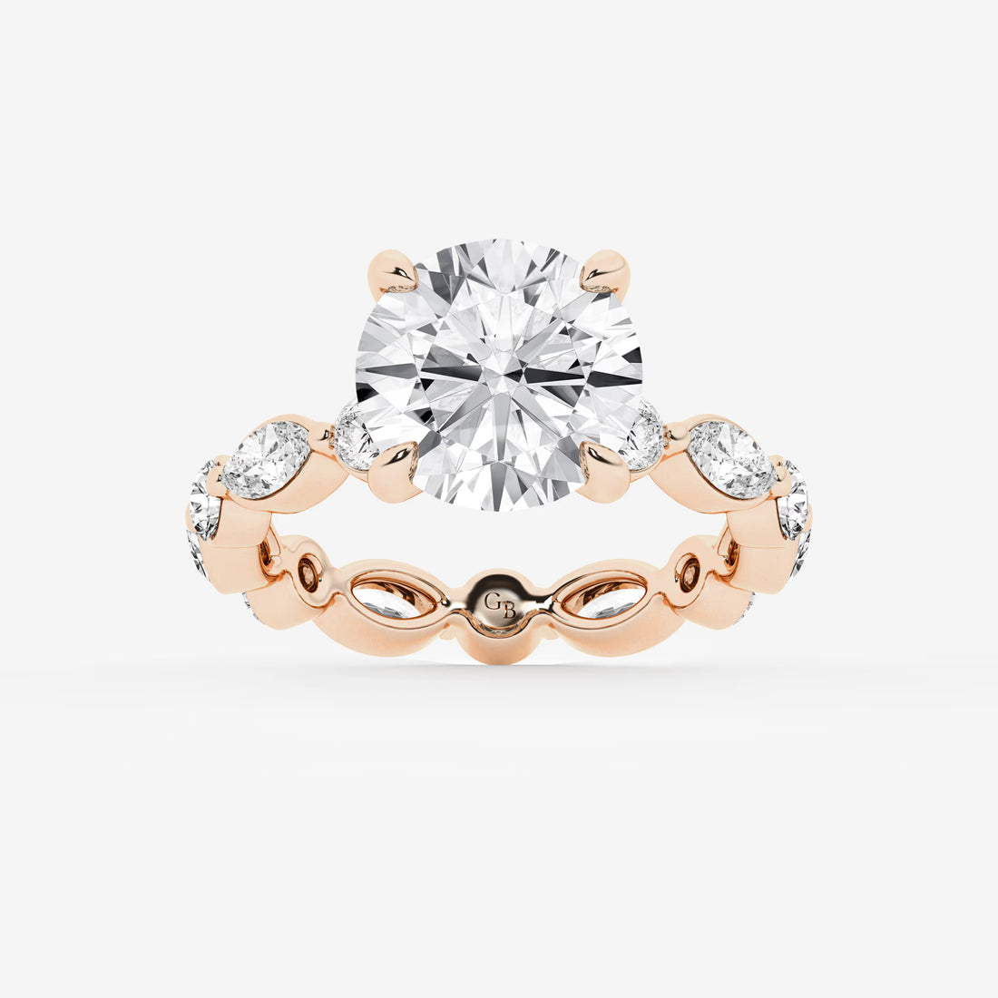 Round Brilliant Lab Grown Diamond Engagement Ring