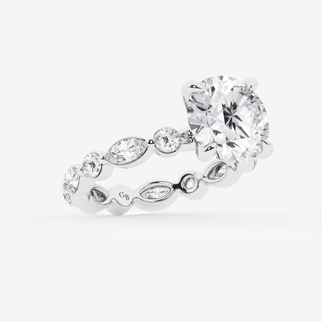 Round Brilliant Lab Grown Diamond Engagement Ring
