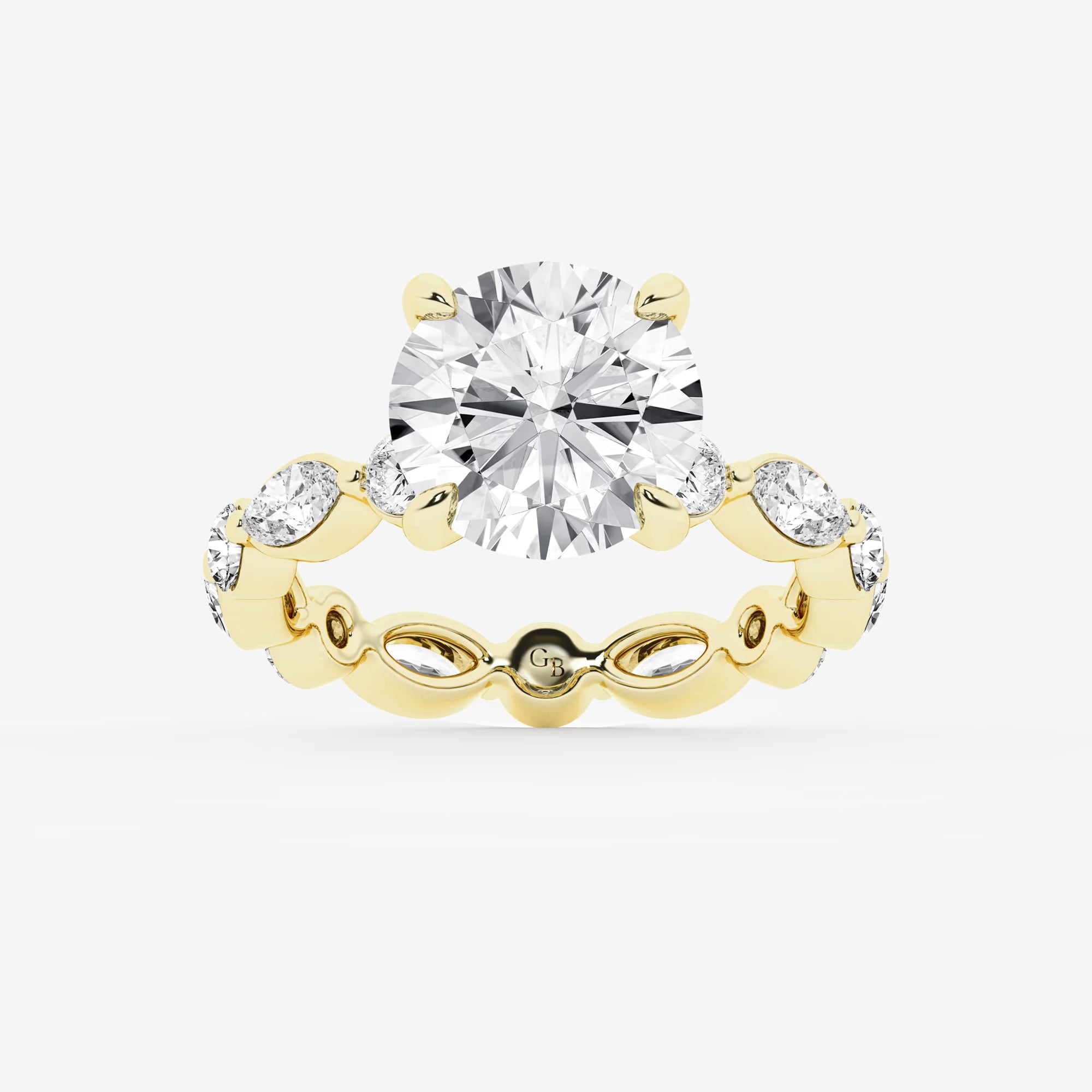 Round Brilliant Lab Grown Diamond Engagement Ring