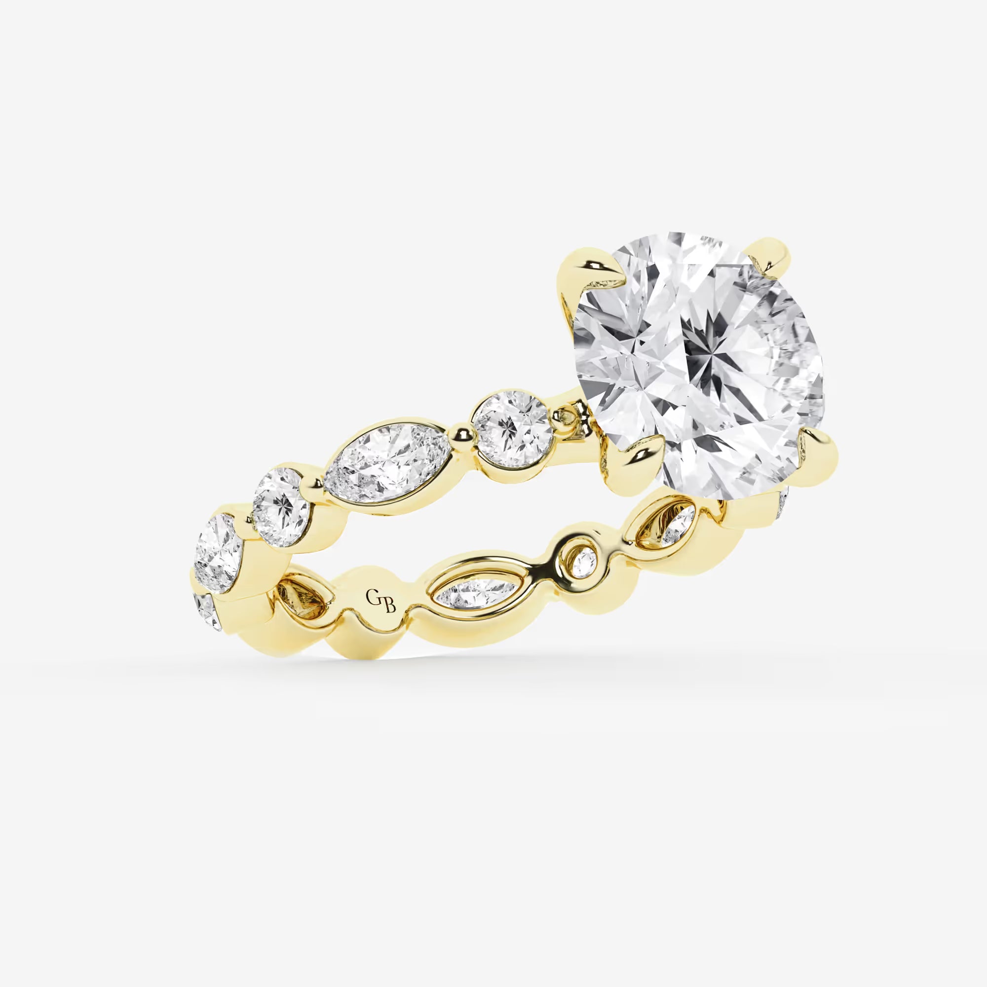 Round Brilliant Lab Grown Diamond Engagement Ring