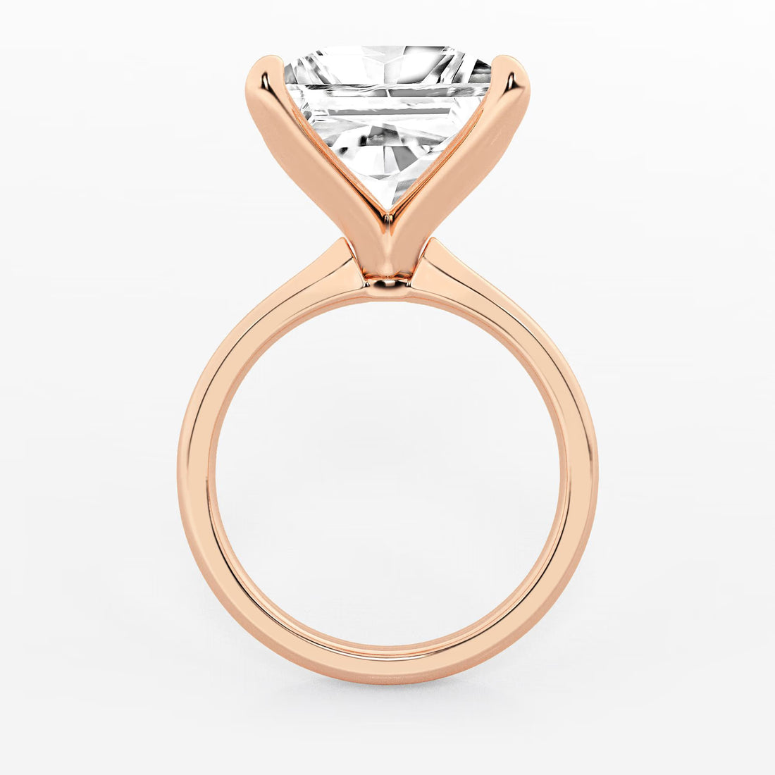 Lumière Petite Princess Cut Lab-Grown Diamond Solitaire Engagement Ring
