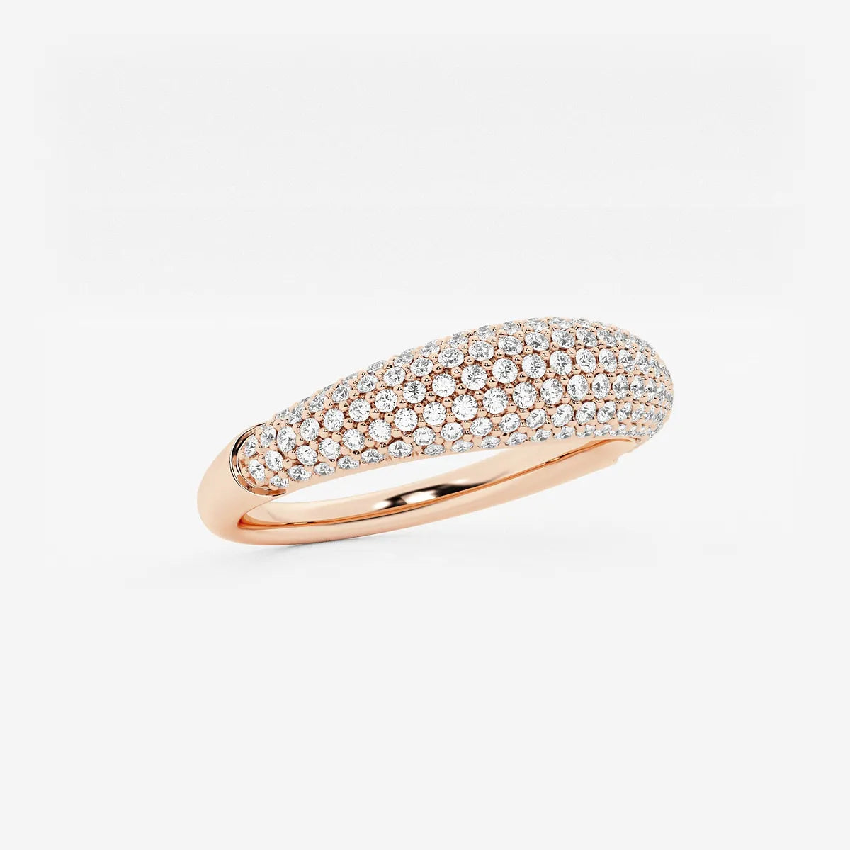 Aurelle Dome Pavé Lab-Grown Diamond Statement Band