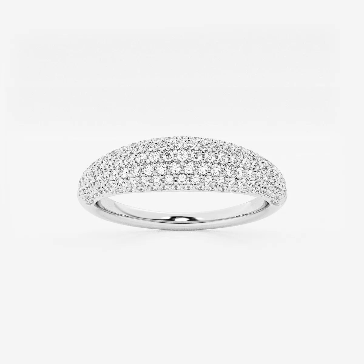 Tapestry Näas Bombë Round Lab-Grown Diamond Pavé Band