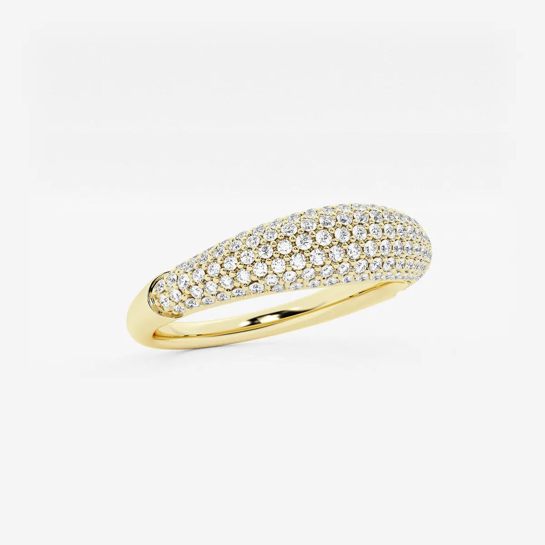 Tapestry Näas Bombë Round Lab-Grown Diamond Pavé Band