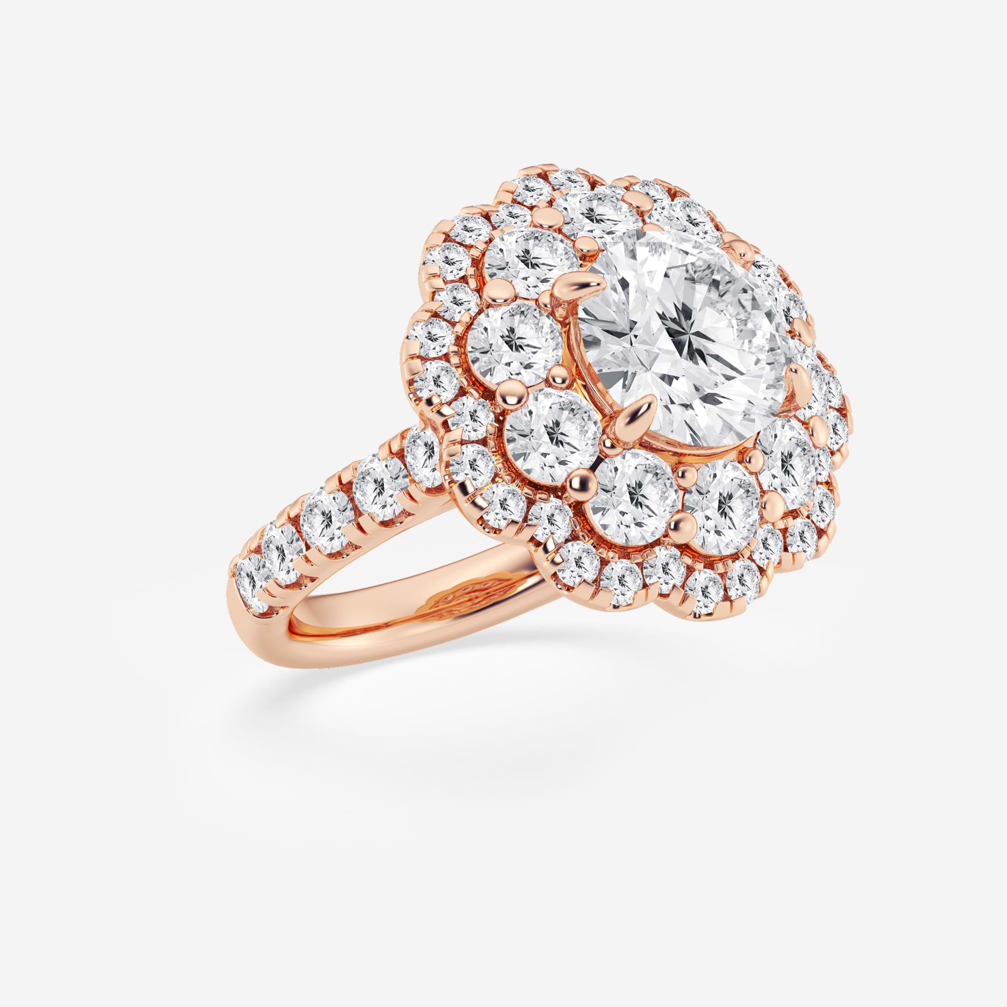 Oval Cut Lab Grown Diamond Engagement Ring