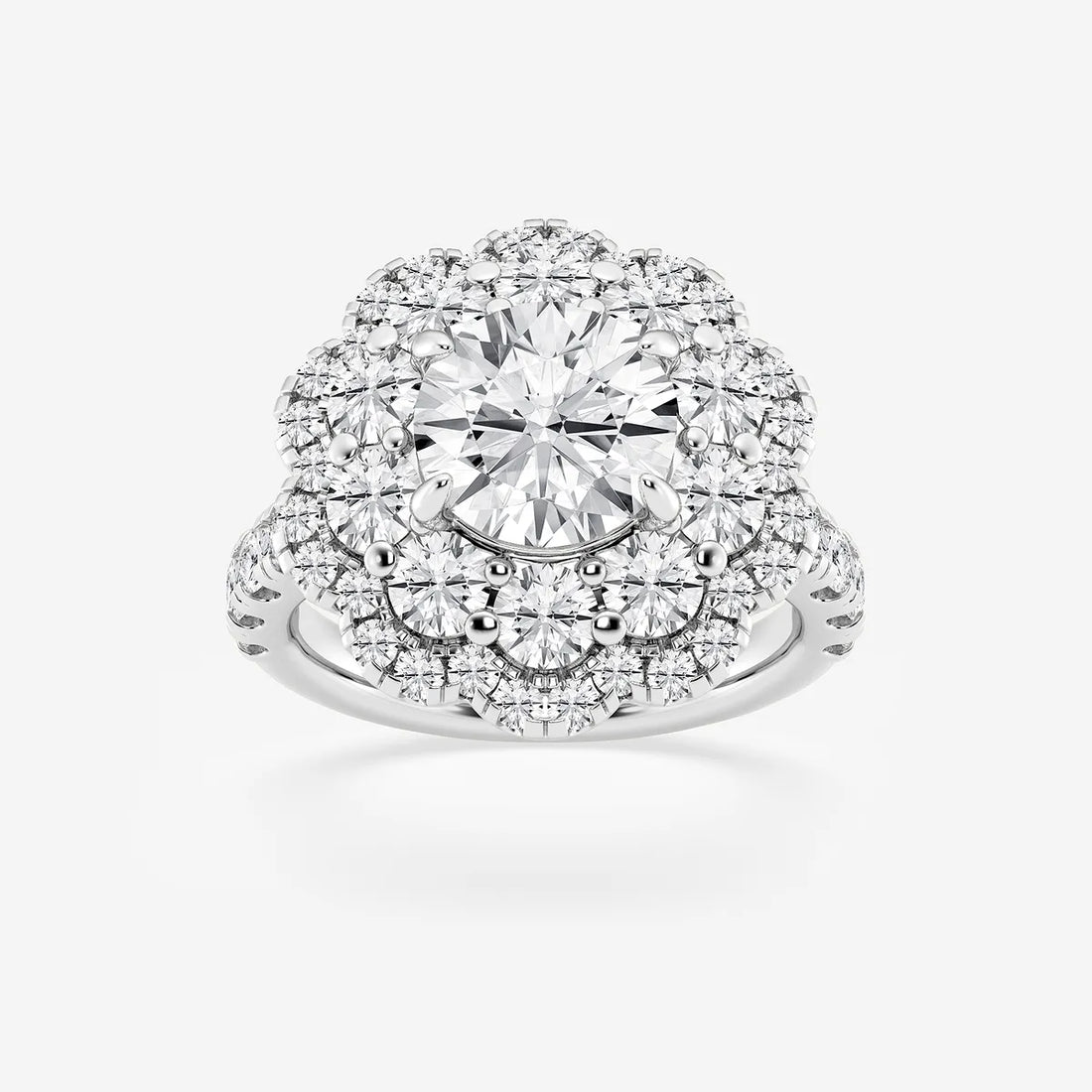 Oval Cut Lab Grown Diamond Engagement Ring