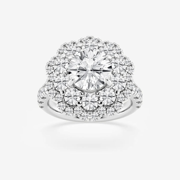 Oval Cut Lab Grown Diamond Engagement Ring
