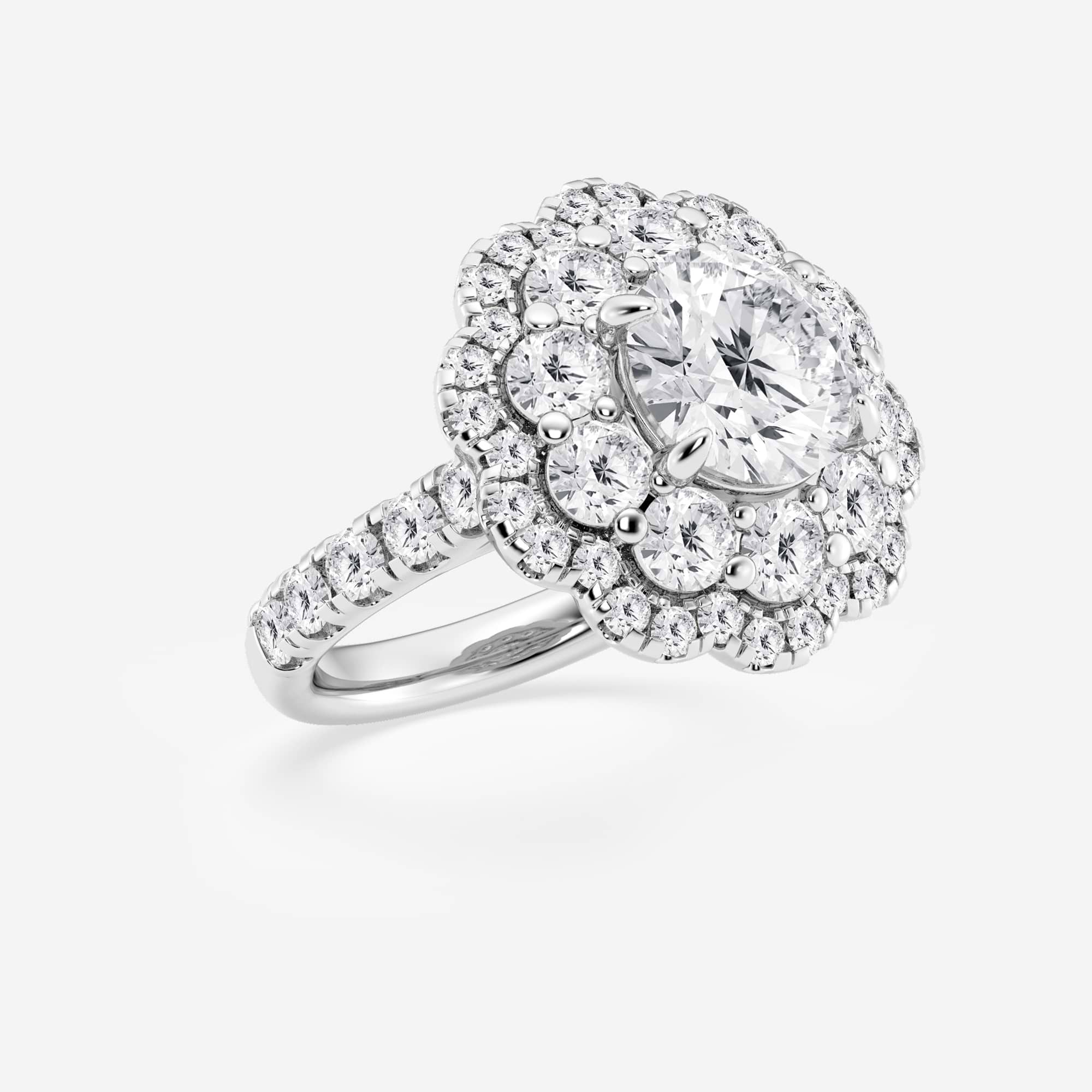 Oval Cut Lab Grown Diamond Engagement Ring