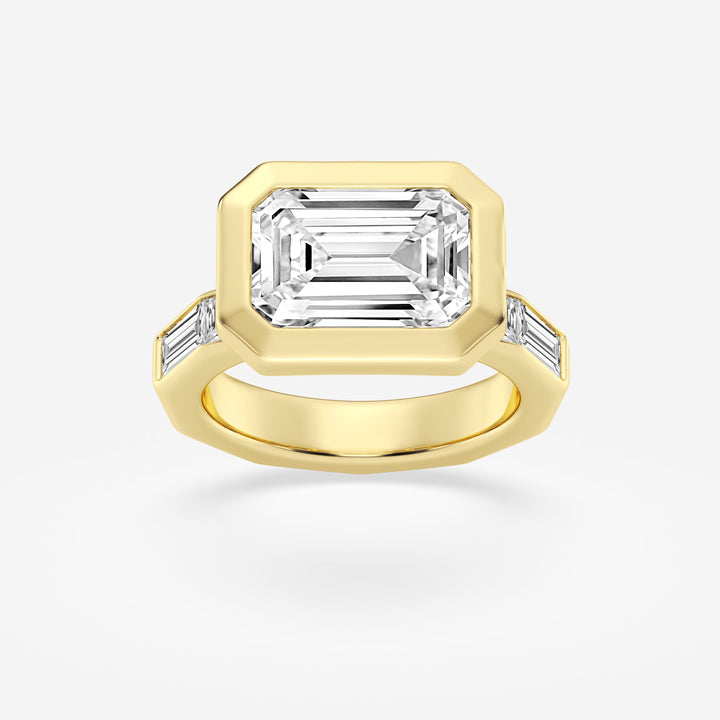 Elysian Emerald Whisper Engagement Ring