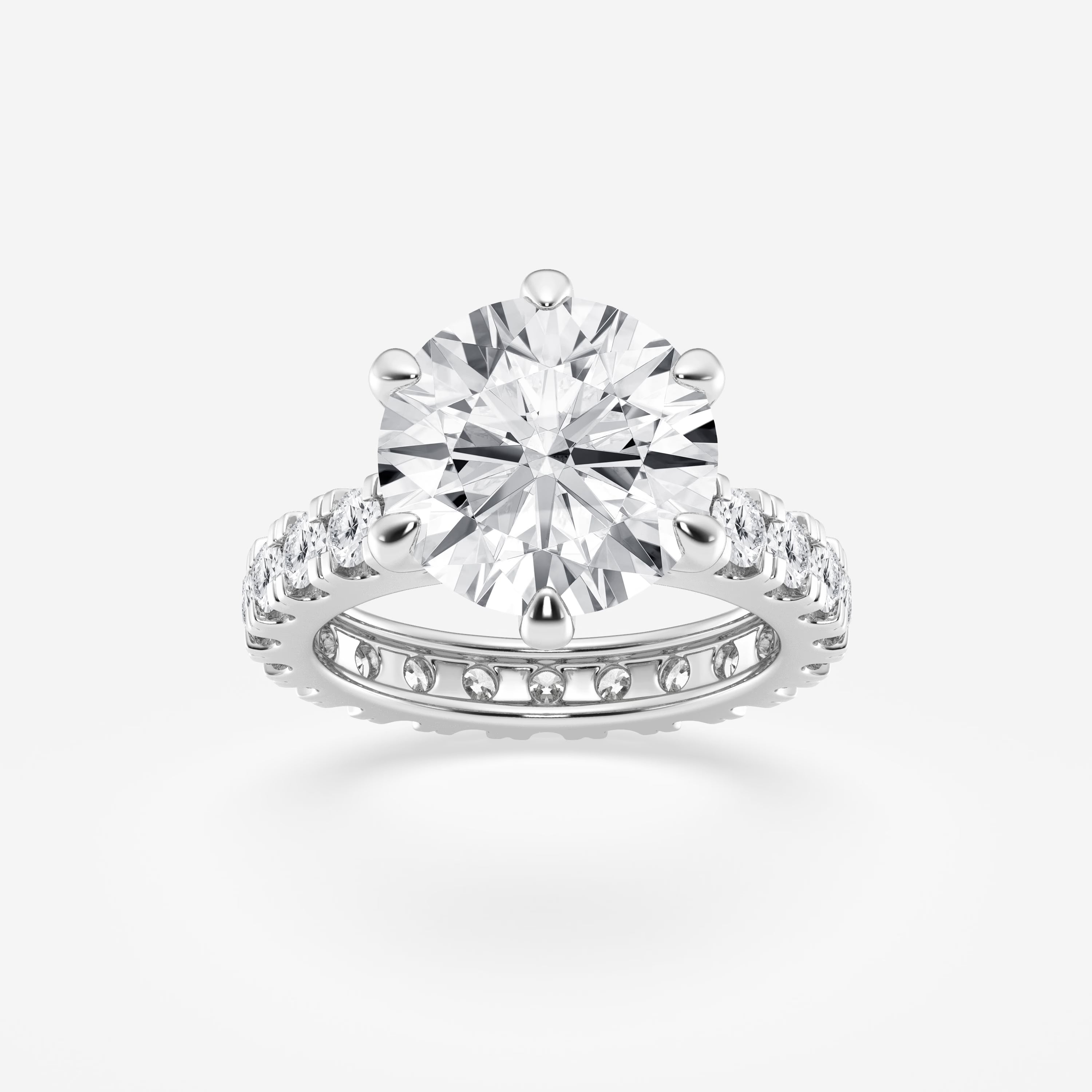 Round Cut Lab Grown Diamond Bridal Set