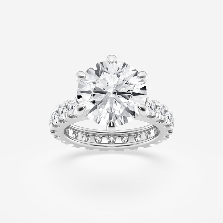 Round Cut Lab Grown Diamond Bridal Set