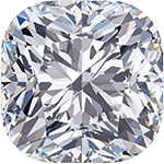 Cushion cut diamond