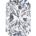 Radiant cut diamond