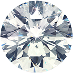 Round cut diamond